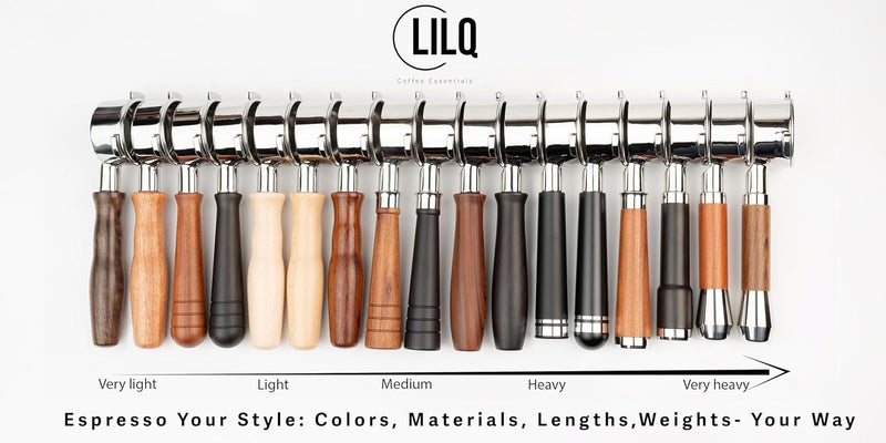 LLQ 58mm Bottomless Naked 2 Ears Portafilter Compatible with E61 Grouphead Machines– Includes 18–20g Basket (Aluminum Flat, 58mm For E61) - Image 3